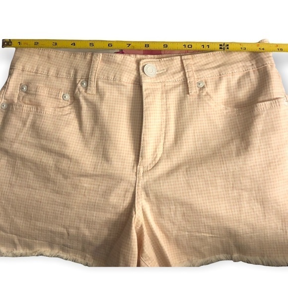 LC Lauren Conrad Women’s‎ Shorts Pink Checker Size 8 - Picture 3 of 6